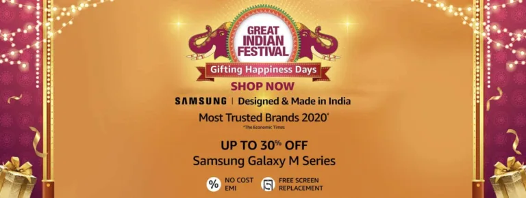Best deals on Samsung Galaxy M series smartphones on Amazon Great Indian festival