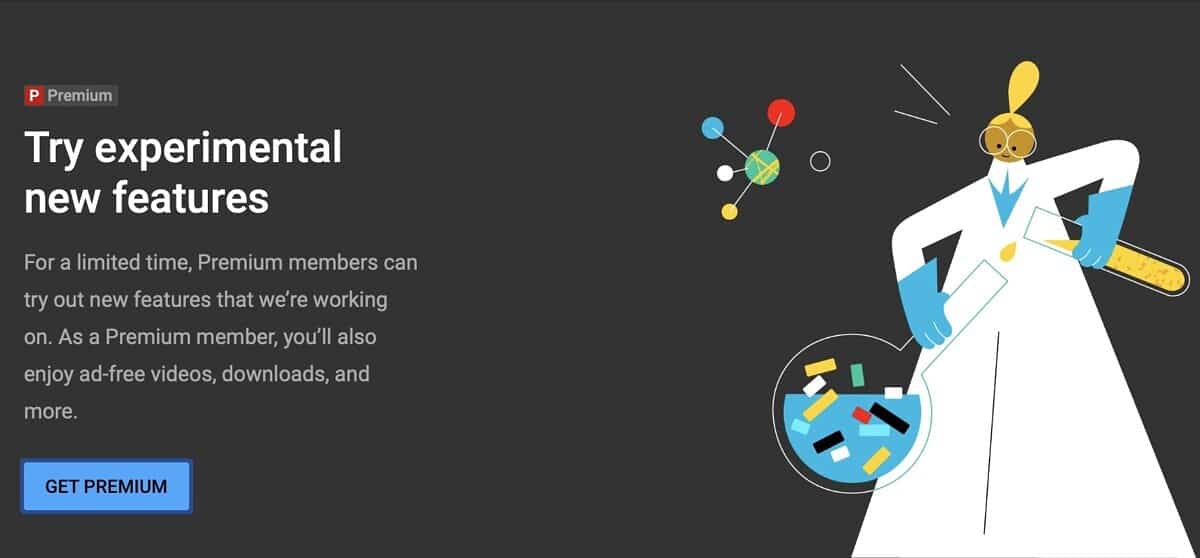 YouTube to offer experimental features to premium subscribers_TechnoSports.co.in