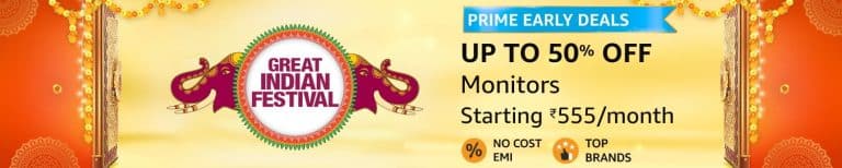 Here are all the Best-Selling Blockbuster deals on Monitors on Amazon Great Indian Festival