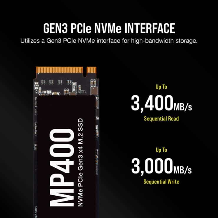 base mp400 config Gallery MP400 03 740x740 1 Corsair MP400 PCIe SSD launched with 3000Mb/s write speed