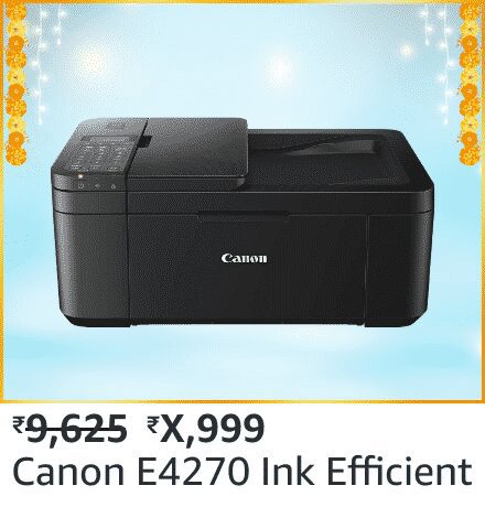 canon e4270 Here are all the Printer deals on Amazon's Great Indian Festival