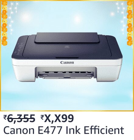 canon e477 Here are all the Printer deals on Amazon's Great Indian Festival