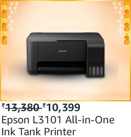 epson l3101 Top deals on Printers on Amazon Great Indian Festival