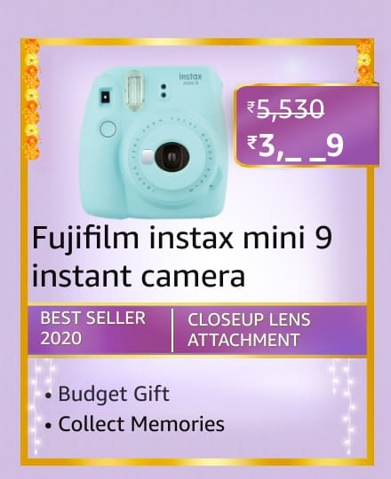 fujifilm instax mini 9 Here's a sneak peek into the Camera and accessories deal coming in Amazon's Great Indian Festival