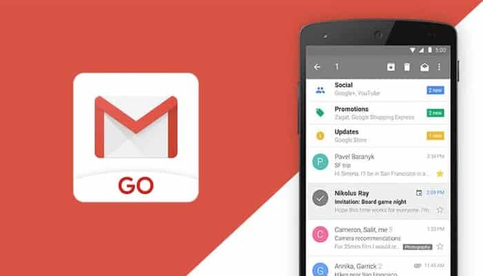 gmailgo 1 Gmail joins the list of Go apps available on PlayStore