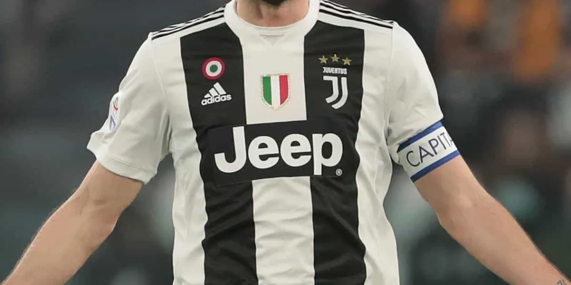 Giorgio Chiellini longest-serving player Juventus