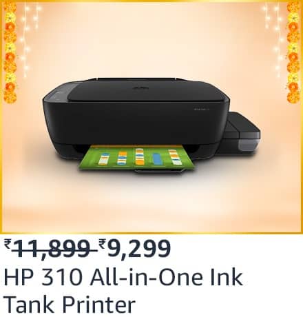 hp 310 Top deals on Printers on Amazon Great Indian Festival