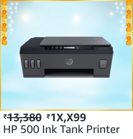 hp 500 1 Here are all the Printer deals on Amazon's Great Indian Festival