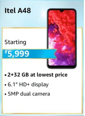 image 92 Cheapest Phones to buy in this Amazon Great Indian Festival 2020