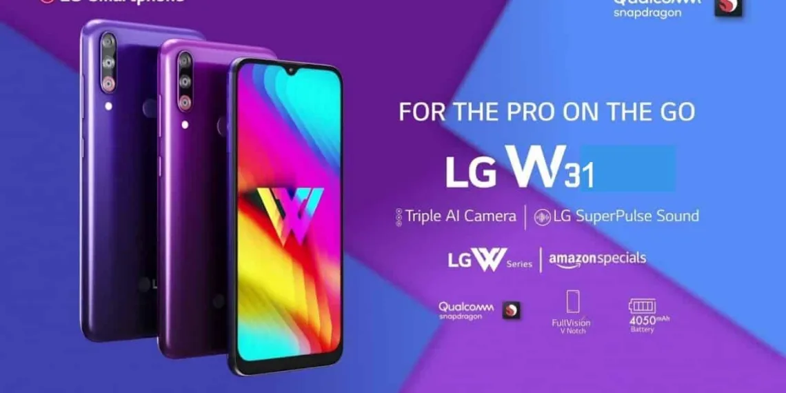 LG W31 Specifications Leaked via Google Play Console