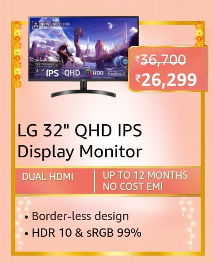 lg 32 Here are all the Best-Selling Blockbuster deals on Monitors on Amazon Great Indian Festival