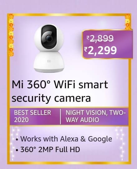 mi 360 Top deals on Camera & accessories on Amazon Great Indian Festival