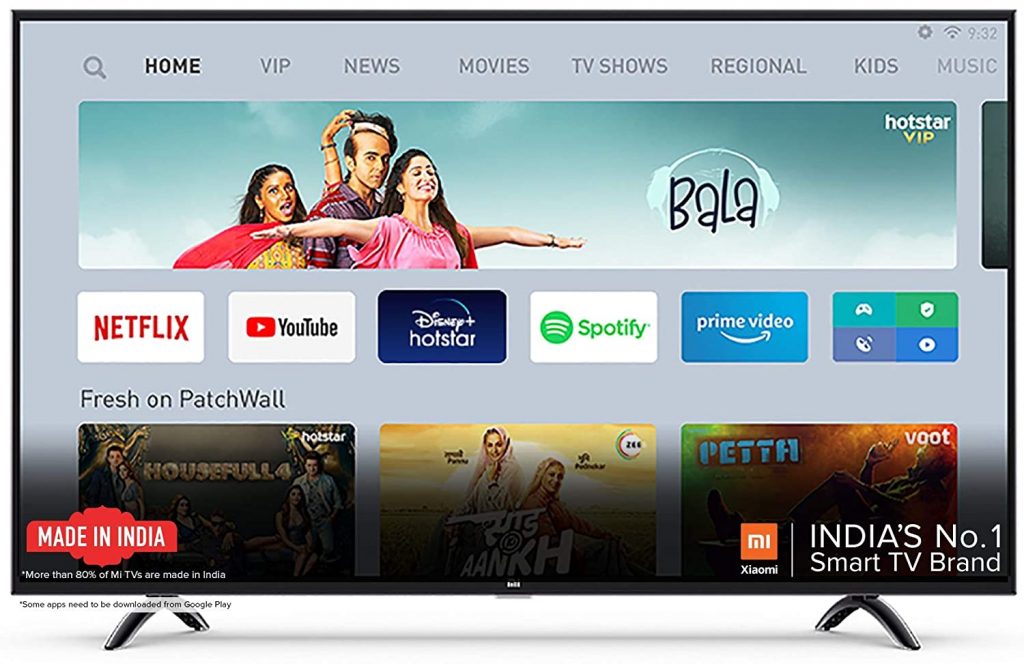 mi 55 Here are the top Deals of the Day for TVs available on Amazon Great Indian Festival