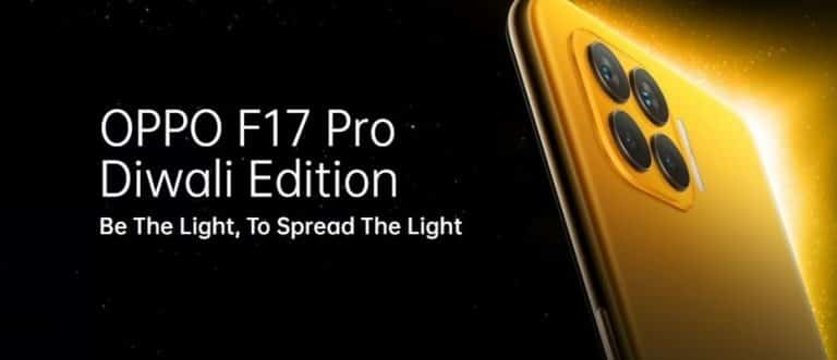 Oppo brings out the “Diwali Edition” design for the Oppo F17 Pro