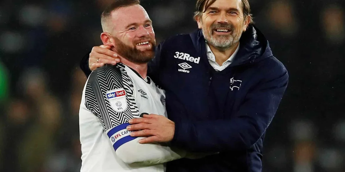 Wayne Rooney retires from football to become permanent manager of Derby County