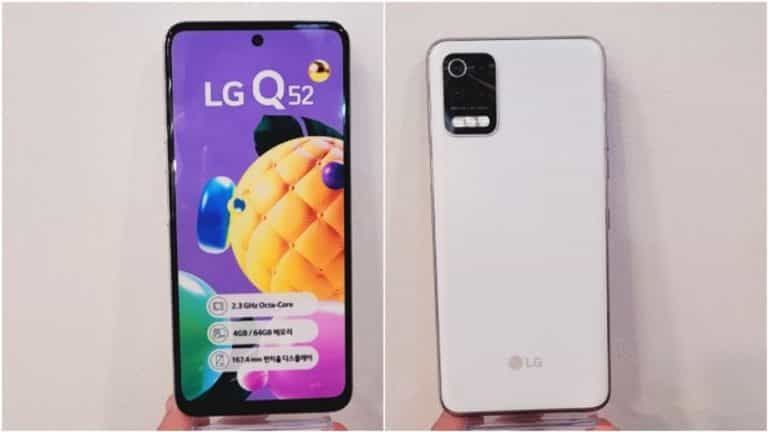 LG Q52 multiple images leaked on the internet looks like a rebranded K52