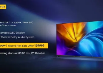 Presenting World's first SLED 4K Smart TV (55") from Realme for INR 39,999