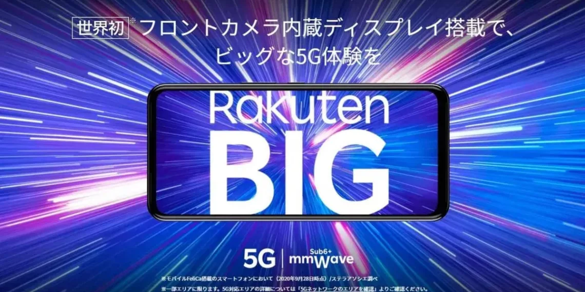 Rakuten BIG 5G launched in Japan featuring an under-display selfie camera