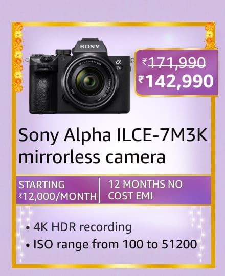 sony alpha Top deals on Camera & accessories on Amazon Great Indian Festival