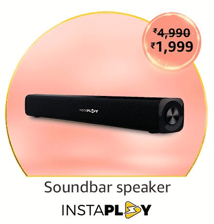 soundbar 1 Top deals on Amazon brands' products on Amazon Great Indian Festival