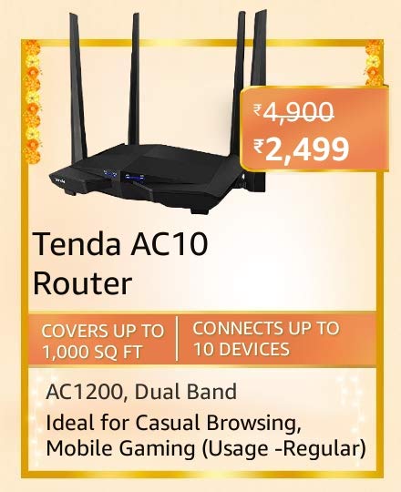tenda ac10 Here are all the Top deals on Wifi Routers on Amazon Great Indian Festival