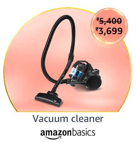 vacuum cleaner Top deals on Amazon brands' products on Amazon Great Indian Festival