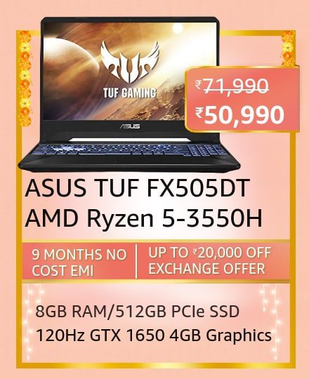 Top deals on Gaming Laptops on Amazon Great Indian Festival