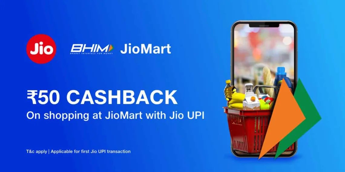 All you need to know about the new Jio UPI JioMart Cashback Offer