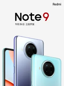 Redmi Note 9 5G series will release in China on November 26