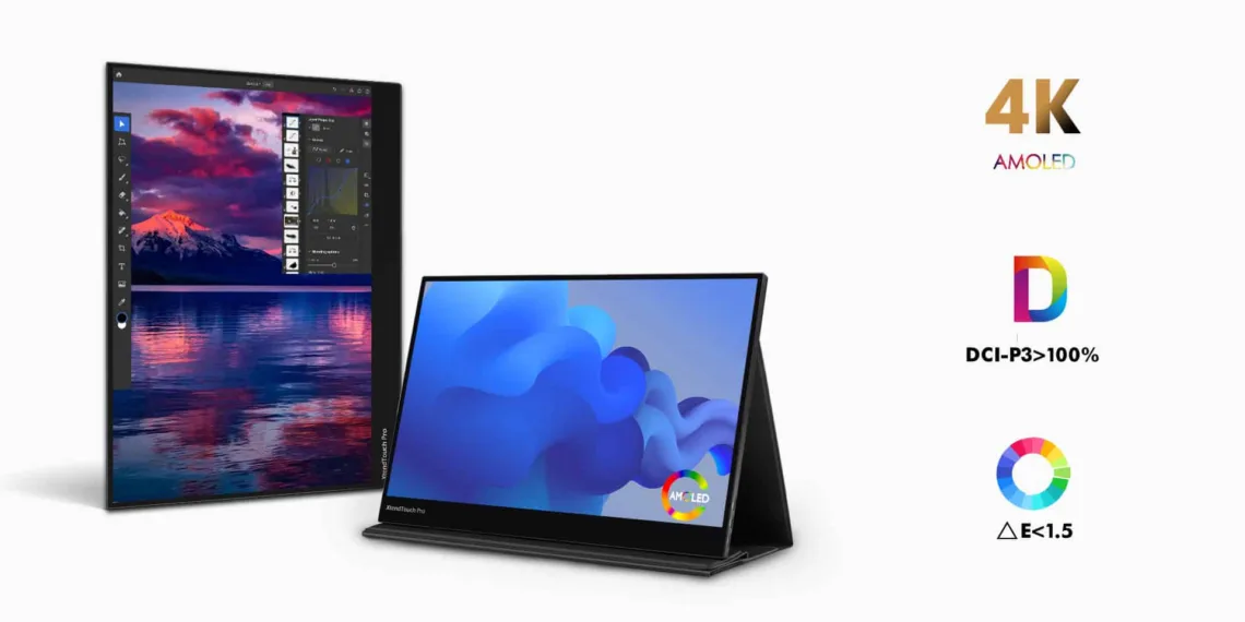 XtendTouch Pro – World’s First Portable AMOLED touchscreen Monitor with 4K Resolution