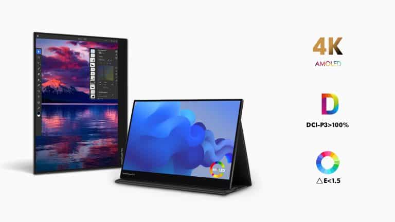 XtendTouch Pro – World’s First Portable AMOLED touchscreen Monitor with 4K Resolution