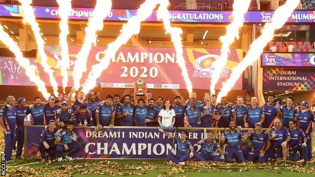 115361193 mumbai indians bcci ipl3 IPL 2020: Mumbai Indians defeat Delhi Capitals to win the IPL 2020 trophy!