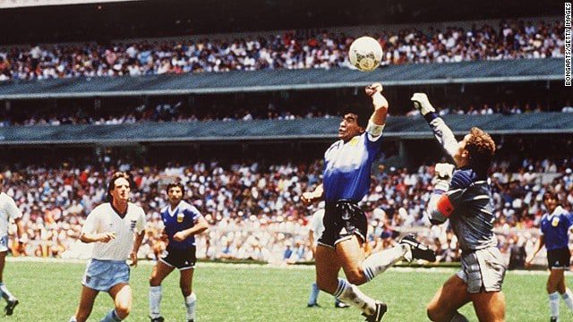 140617144051 maradona hand of god story top Best international football XI of all time