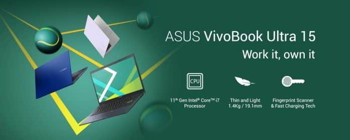 ASUS VivoBook Ultra 15 with latest 11th Gen Intel processors launching on 10th November via Amazon India
