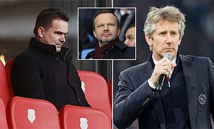 Marc Overmars and Edwin Van Der Sar in contention for Manchester United job