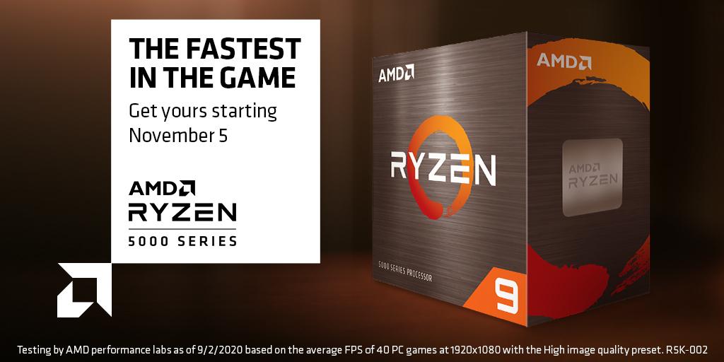 New AMD Ryzen 5000 series processors post the highest single-core scores on Geekbench 5 database