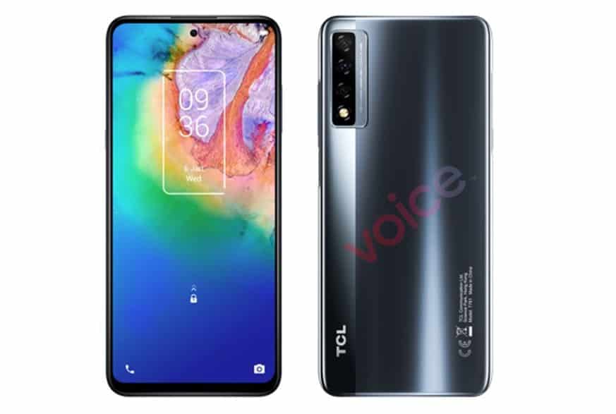 TCL 20 5G images leaked with specs ahead of its 2021 announcement