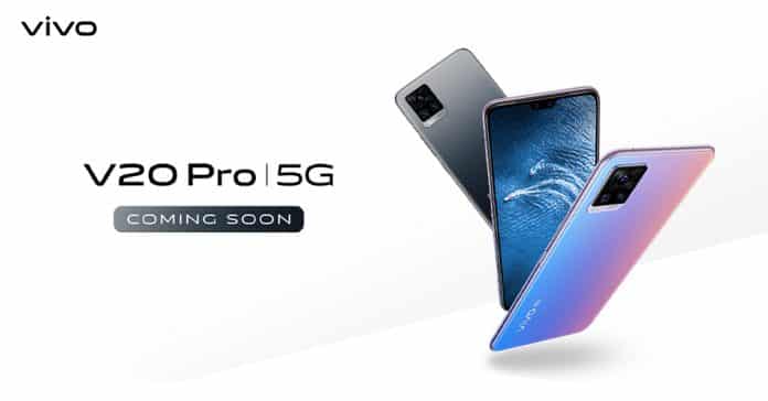Vivo V20 Pro 5G is launching in India soon