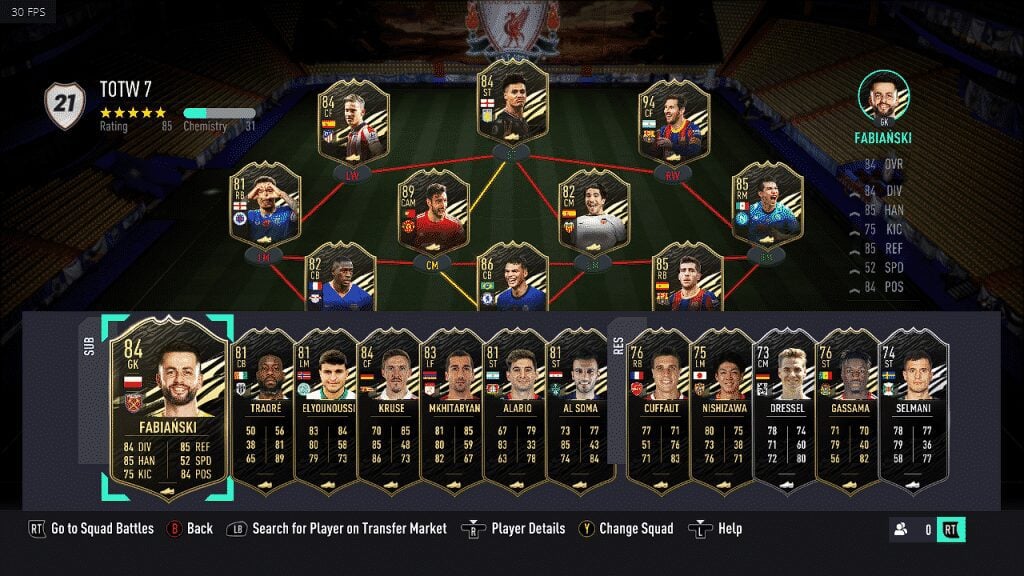 FIFA 21 12 11 2020 01 46 57 PM FIFA 21: Here's the FUT 21 Team of the Week 7 (TOTW 7)