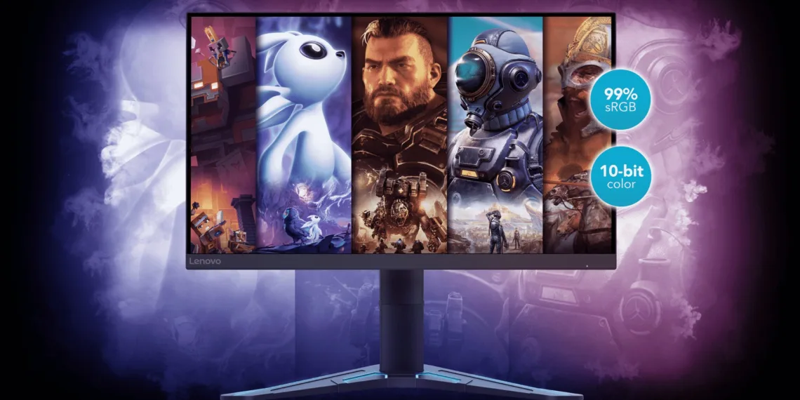 Lenovo introduces two new gaming monitors