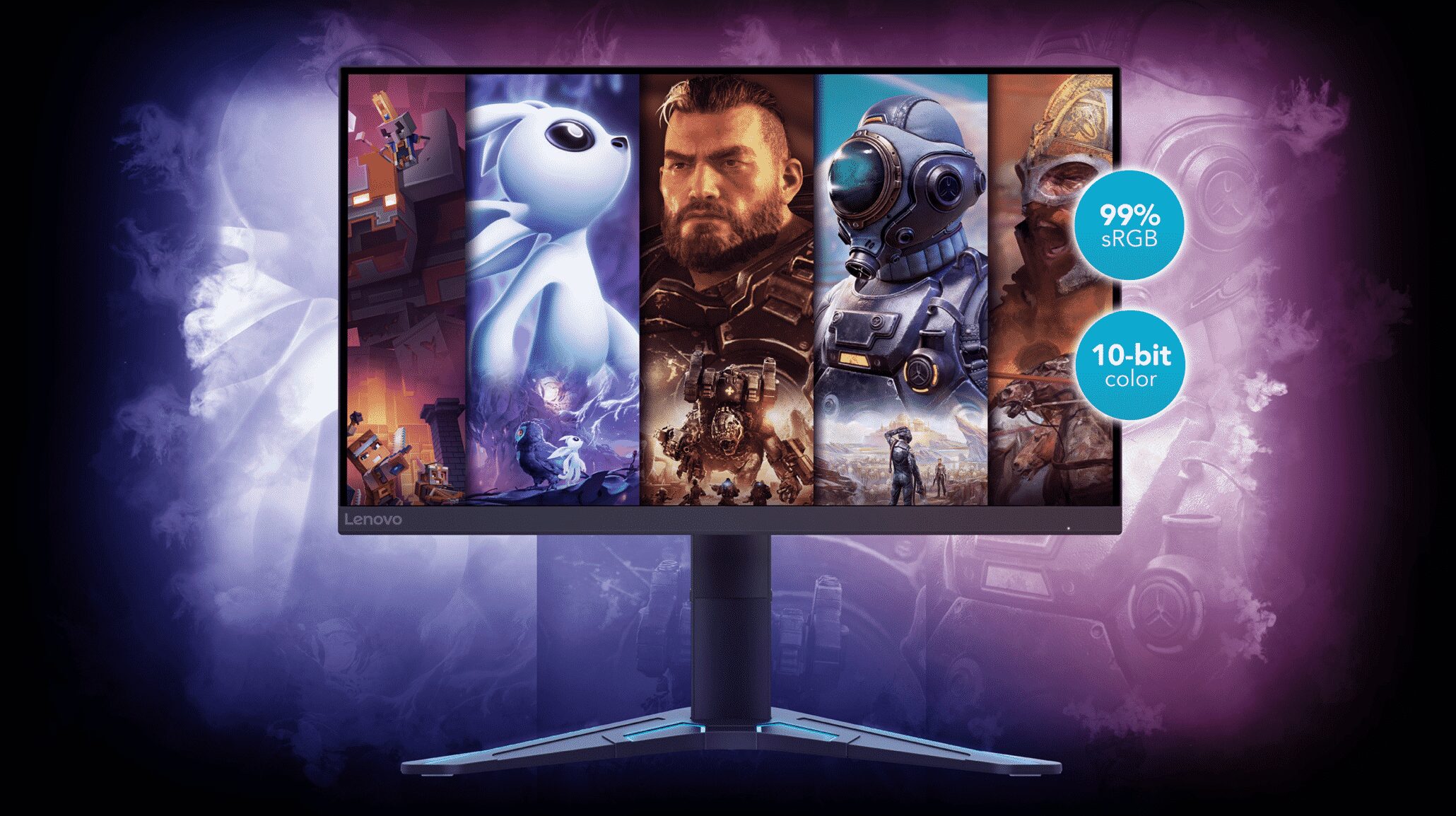 Lenovo introduces two new gaming monitors