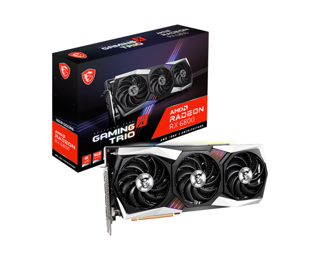 MSI announces its custom Radeon RX 6800 XT & RX 6800 Gaming X Trio GPUs