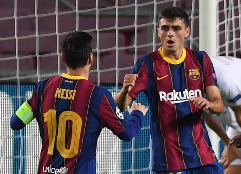 Barcelona youngster Pedri is learning from Messi