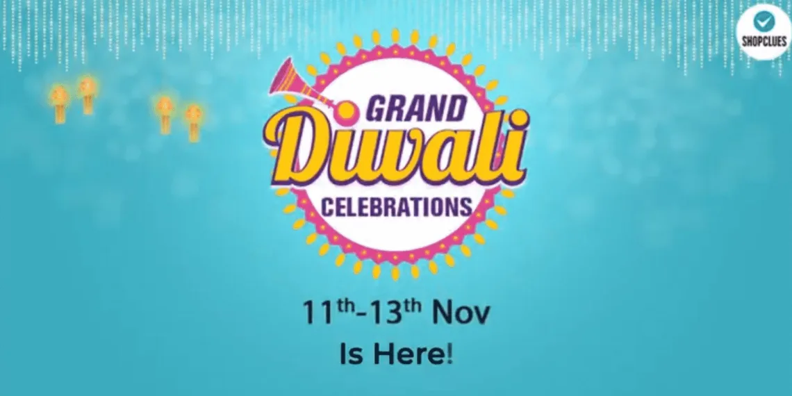 ShopClues’ Grand Diwali Sale To Go Live From Nov 11-14; Up to 90% off, 100% cashback on all orders