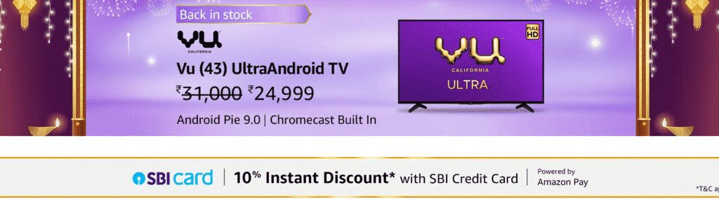 TV Phase 4 Vu TVs are back in stocks on Amazon