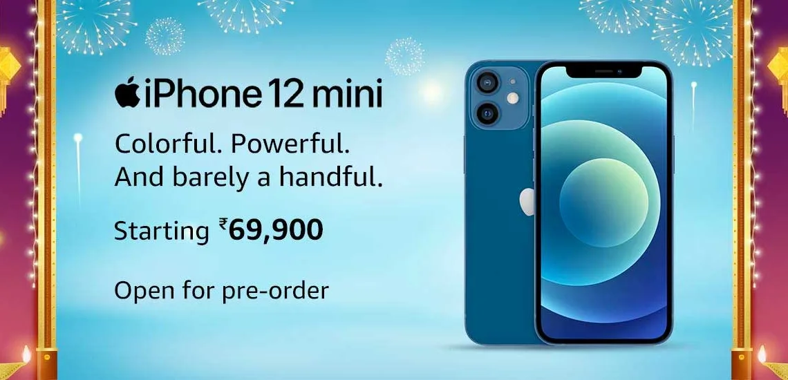 Apple iPhone 12 Mini now can be pre-ordered on Amazon India, starts at ₹ 69,900