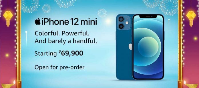 Apple iPhone 12 Mini now can be pre-ordered on Amazon India, starts at ₹ 69,900 Apple iPhone 12 Mini now can be pre-ordered on Amazon India, starts at ₹ 69,900