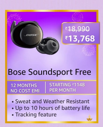 bose soundsport Best deals on Audio Devices on Amazon before the sale ends on 13th November