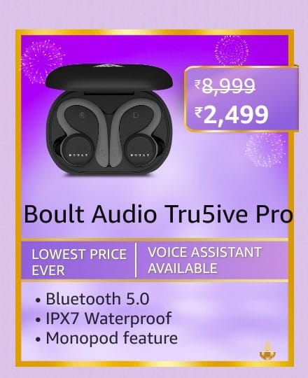 boult Best deals on Audio Devices on Amazon before the sale ends on 13th November