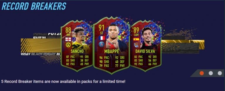FIFA 21: 5 new Record Breakers have been introduced on Black Friday